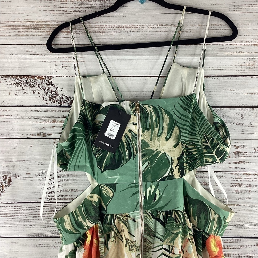 FASHION NOVA PLUS SIZE 1X‎ MAXI LONG DRESS KEY WEST PARTY VACATION BEACH NWT - Picture 11 of 16